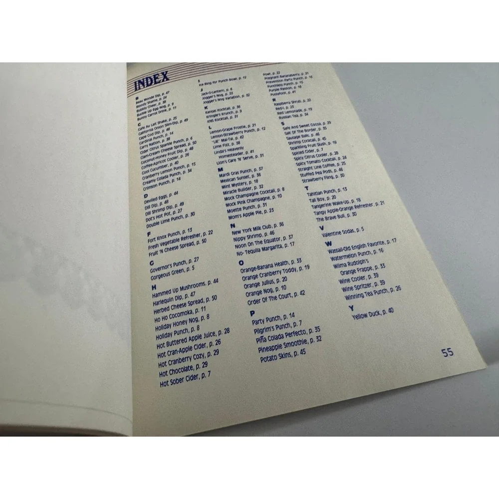 Toast to Life Recipe Booklet 1988 Cocktails Hors d'Oeuvres NYS Mario Cuomo‎ Vtg